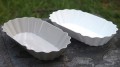 Talerzyk miseczka na frytki surówki plastikowy wielorazowy biały
