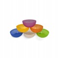 Miseczki 6x350ml dla dzieci do przedszkola do zupy 12cm nietłukące mix
