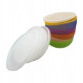 Miseczki 6x600 ml z pokrywkami kuchenne plastikowe WEEKEND bez BPA 14 cm
