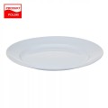 Talerz obiadowy płytki 24 cm tworzywo do szpitala szkoły Club Gastro biały