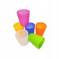 Kubki plastikowe 6x250 ml nietłukące mix 6 kolorów