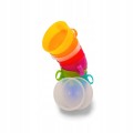 Kubki piknikowe z uchem 6x500 ml z pokrywką plastikowe XXL Weekend Sagad