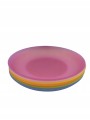 Komplet Talerzy deserowy 6x17 cm nietłukące Weekend Sagad bez BPA