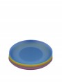 Komplet Talerzy deserowy 6x17 cm nietłukące Weekend Sagad bez BPA