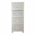 Komoda 4 szuflady rattan nowoczesna 90cm HIT! do łazienki na działkę garaż