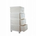 Komoda 4 szuflady rattan nowoczesna 90cm HIT! do łazienki na działkę garaż