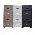 Komoda 4 szuflady rattan nowoczesna 90cm HIT! do łazienki na działkę garaż