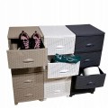 Komoda 4 szuflady rattan nowoczesna 94 cm HIT! do łazienki na działkę garaż
