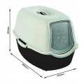 Kuweta dla kota kryta Rotho MyPet Eco Bailey z filtrem węglowym 56x40x39 cm