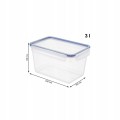 Pojemnik na żywność ROTHO CLIC&LOCK 3,0 L szczelny BPA FREE