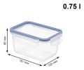 Pojemnik na żywność ROTHO CLIC&LOCK 0,75L szczelny BPA FREE