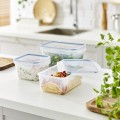 Pojemnik na żywność ROTHO CLIC&LOCK 0,75L szczelny BPA FREE