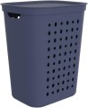 Kosz na pranie bieliznę 55L ROTHO JONA Midnight blue z pokrywą EKO BPA FREE