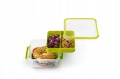Lunchbox Rotho Memory 1L bez BPA do zmywarki z przegródką do szkoły, pracy