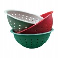 Cedzak Durszlak Sitko 24 cm PP BPA Free Stabilny Mix Kolorów Sagad