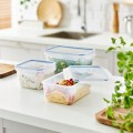 ROTHO CLIC&LOCK 2x pojemniki na żywność 3L 100% szczelne BPA FREE