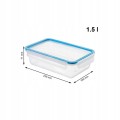 ROTHO CLIC&LOCK 2x pojemnik na żywność 1,5L szczelny BPA FREE