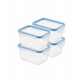 Pojemniki na żywność ROTHO CLIC&LOCK 4 szt. 0,75L BPA FREE lunchbox