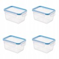 Pojemniki na żywność ROTHO CLIC&LOCK 4 szt. 0,75L BPA FREE lunchbox