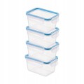 Pojemniki na żywność ROTHO CLIC&LOCK 4 szt. 0,75L BPA FREE lunchbox