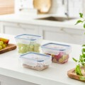 ROTHO CLIC&LOCK 6x Pojemniki na żywność 0,5L 100% szczelne BPA FREE