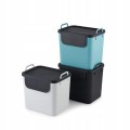 Kosze na butelki kaucjonowane JIVE 3x30L Rotho system do segregacji 3kolory