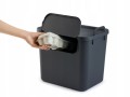 Kosze na butelki kaucjonowane JIVE 3x30L Rotho system do segregacji 3kolory
