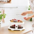 Pojemnik na ciasto tort XL 26 cm wkład na babeczki 2 poziomy Rotho Biały
