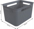 Koszyk BRISEN Rotho 16L czarny pojemnik organizer 26x39x36 cm BPA Free