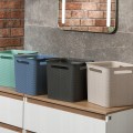 Koszyk BRISEN Rotho 16L czarny pojemnik organizer 26x39x36 cm BPA Free