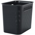 Koszyk organizer pojemnik Rotho Brisen 7L czarny pudełko storage
