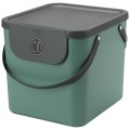 Kosz do segregacji odpadów 40L Rotho Albula z pokrywą Mistletoe green