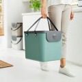 Kosz do segregacji odpadów 40L Rotho Albula z pokrywą Mistletoe green