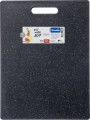 Deska do krojenia ROTHO duża antracyt granit 36,5 × 27,5 cm