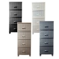 Komoda 4 szuflady rattan nowoczesna 94 cm HIT! do łazienki na działkę garaż