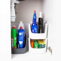 Kosz ażurowy sztaplowany 29×21,5×15,9 cm Organizer do lodówki i szafki