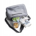 Pojemnik na żywność Lunch box kwadratowy wysoki szczelny ELA 1,0 L BEŻOWY