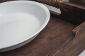 Talerz obiadowy głęboki 21 cm tworzywo sztuczne grube Club Gastro białe