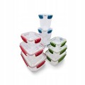 9 Pojemników Lunch Box Śniadaniówka Pudełka Na Żywność Plastikowe bez BPA
