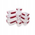 9 Pojemników Lunch Box Śniadaniówka Pudełka Na Żywność Plastikowe bez BPA