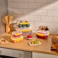 9 Pojemników Lunch Box Śniadaniówka Pudełka Na Żywność Plastikowe bez BPA