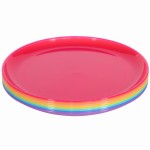Talerz plastikowy deserowy 20 cm (Średnica: Ø-20 cm; Kolor: żołty)