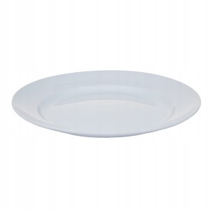 Talerz obiadowy płytki 24 cm tworzywo do szpitala szkoły Club Gastro biały