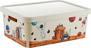 Pojemnik 12 L pudełko na maskotki zabawki klocki KOSMOS BEZ BPA