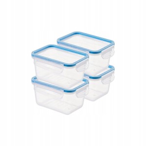 Pojemniki na żywność ROTHO CLIC&LOCK 4 szt. 0,75L BPA FREE lunchbox
