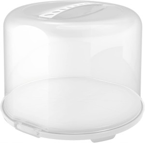 Pojemnik XL 26 cm na Tort Ciasto Wysoki uchwyt do przenoszenia Rotho FRESH