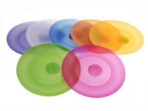 6 x Talerz obiadowy płytki 25,5 cm nietłukący mix 8 kolorów do wyboru