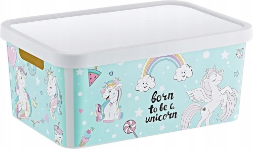 Pojemnik 4,5L Jednorożec Dla dzieci Na zabawki kredki klocki BEZ BPA