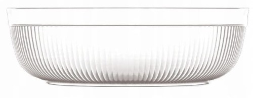 Miska Line Crystal 4000 ml Tworzywo jak kryształ Nowoczesna BPA Free 28 cm