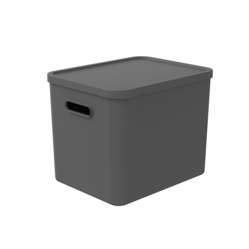 Pojemnik ALBULA 27 l organizer do przechowywania, na zabawki Eko Anthracite